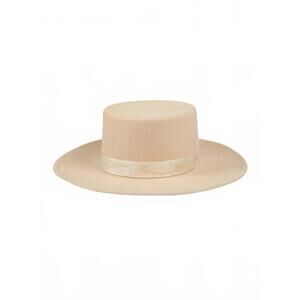 NEW SCOTCH & SODA women's fedora wool hat in sand